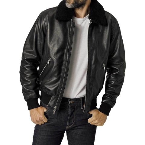 Men Aviator Leather Jackets
