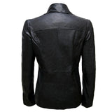 Mary Black Leather Motorcycle Jacket - Leather Jacketss