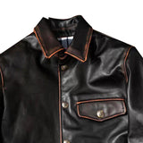 Jamie Vintage Oversized Leather Jacket - Leather Jacketss