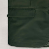 Arthur Olive Green Sheepskin Leather Blazer - Leather Jacketss