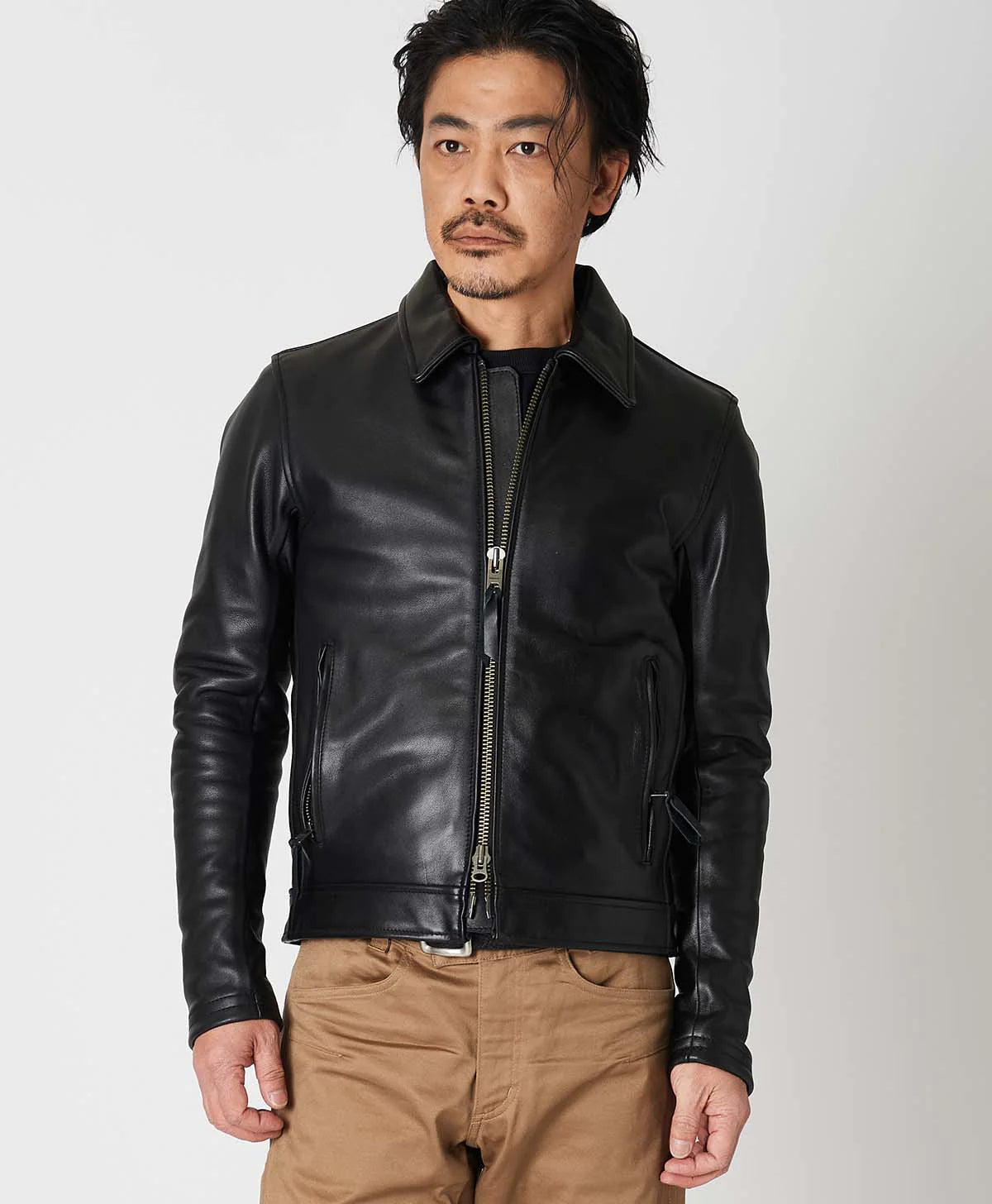 Mens Black Leather Jacket - Leather Jacketss