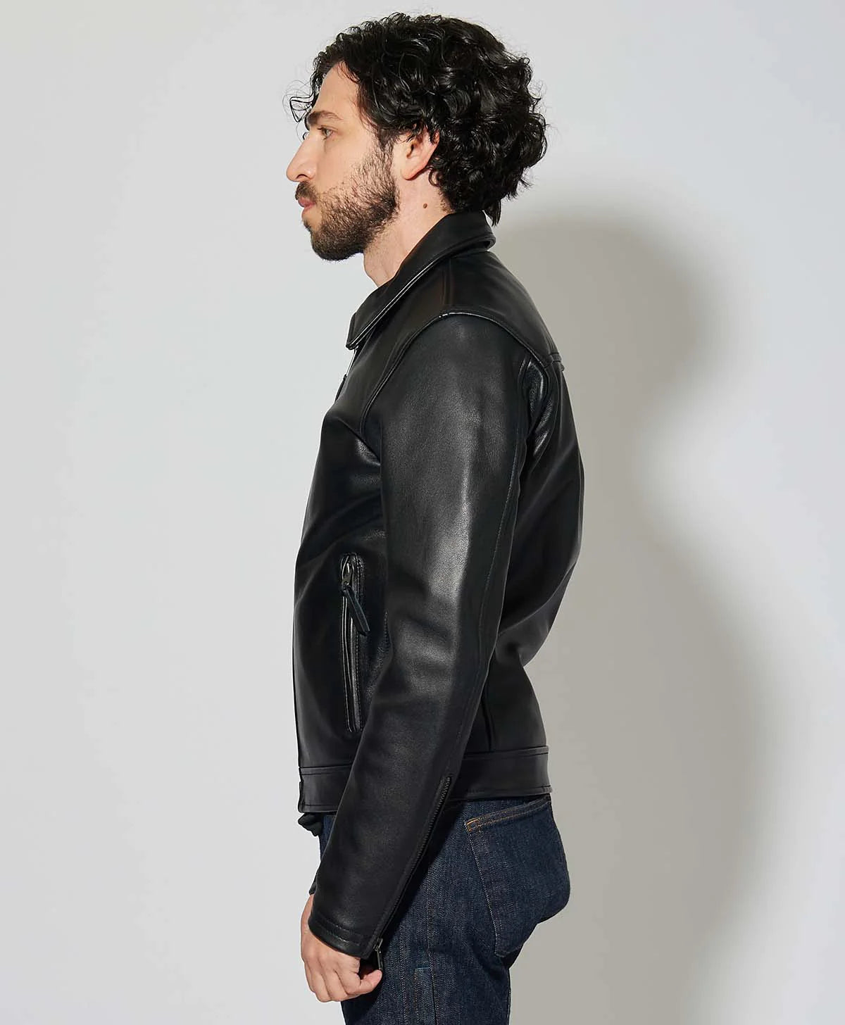 Mens Black Leather Jacket - Leather Jacketss