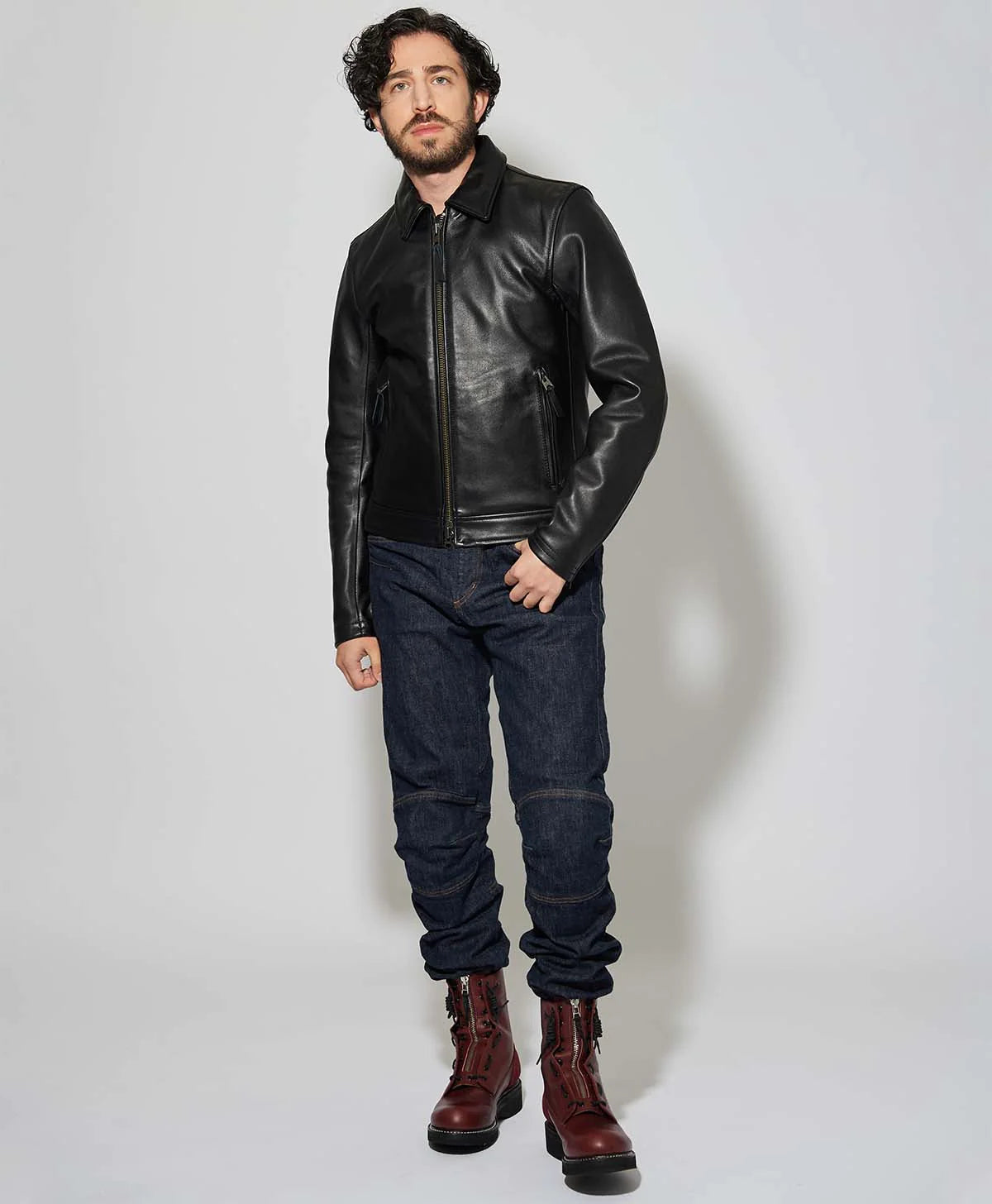 Mens Black Leather Jacket - Leather Jacketss