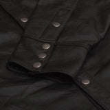 Louise Black Leather Shirt - Leather Jacketss