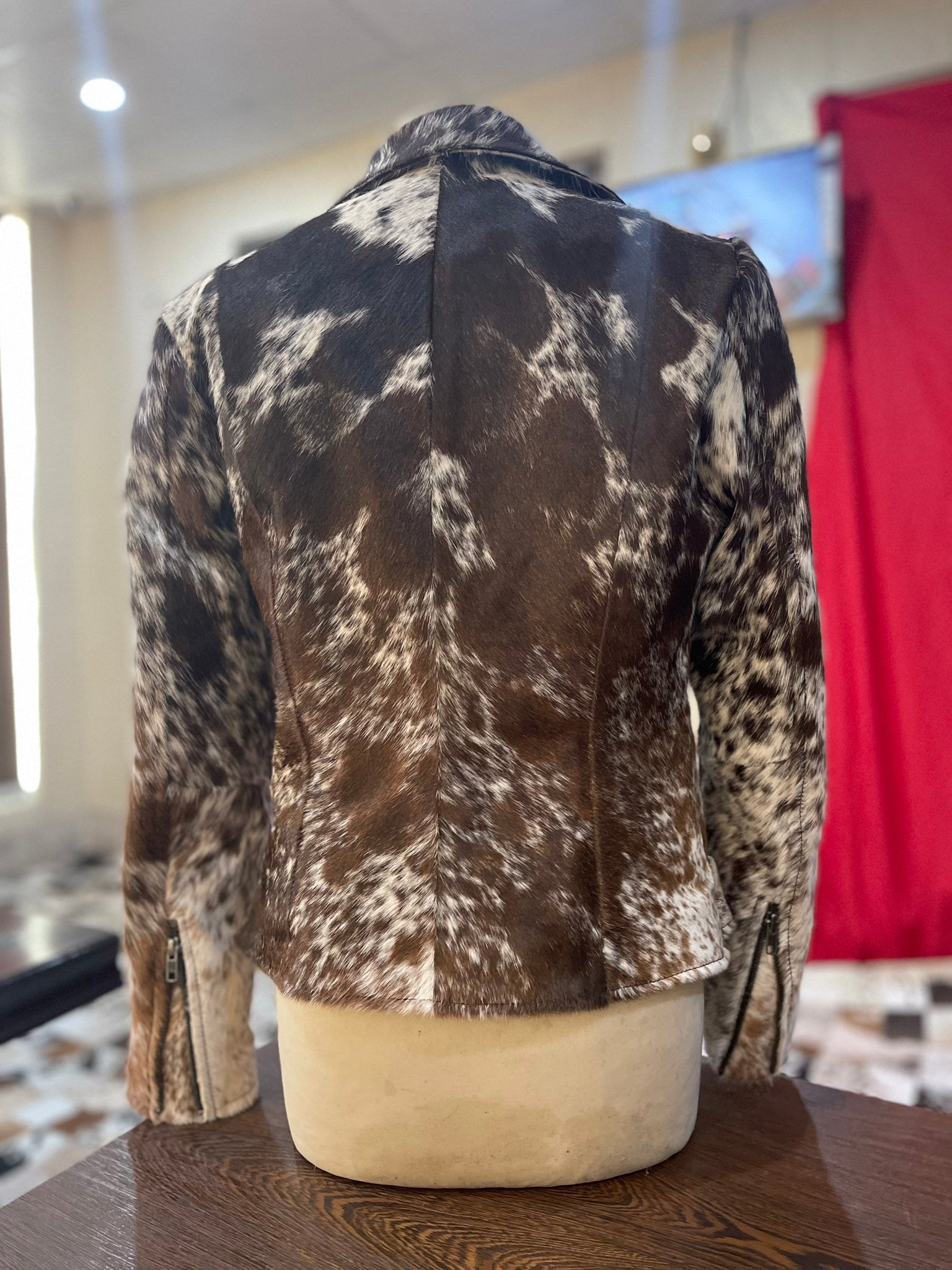 cowhide jacket woman - Leather Jacketss