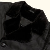 Peter Black Shearling Leather Coat - Leather Jacketss
