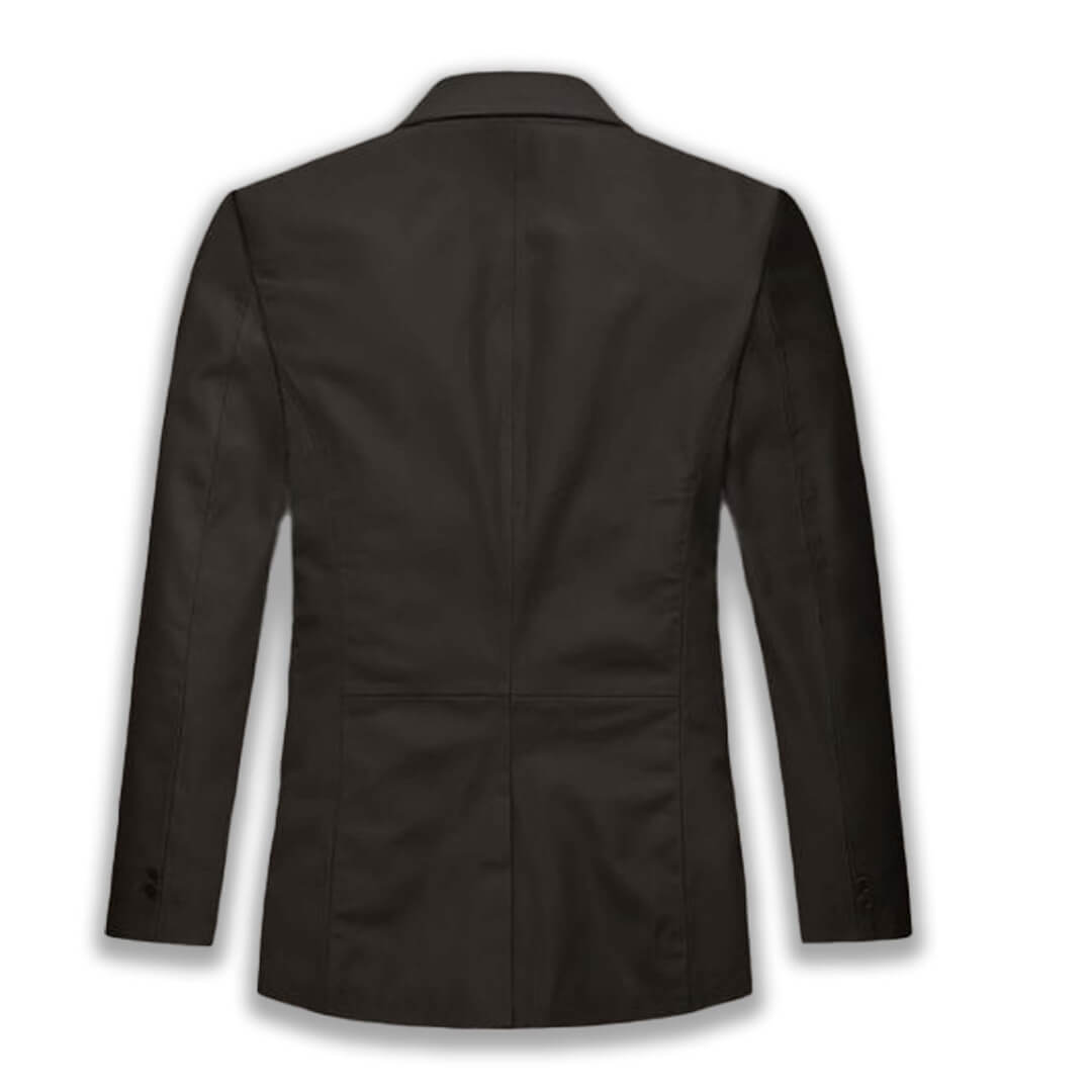 Cillian Black Sheepskin Leather Blazer - Leather Jacketss