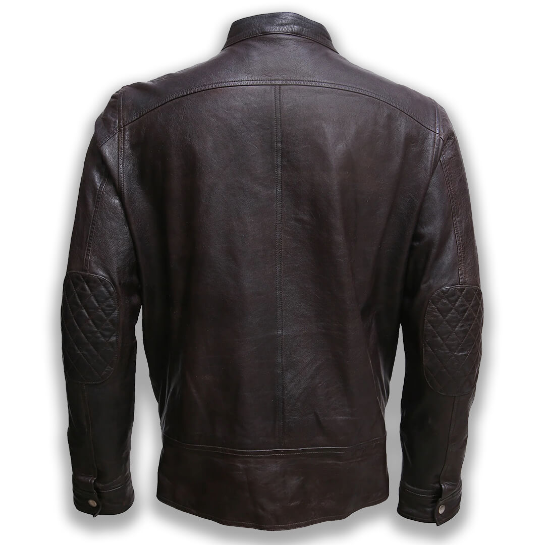 Gatsby Vintage Brown Leather Jacket - Leather Jacketss