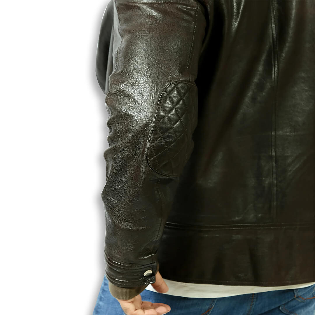 Gatsby Vintage Brown Leather Jacket - Leather Jacketss